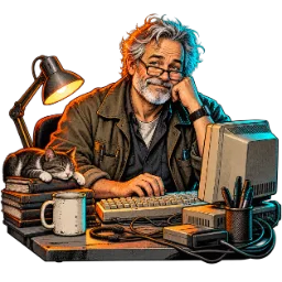 Uncle Vibecoder's Helpline logo